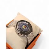 AROUND THE GLOBE WATCH (SILVER)